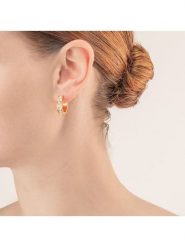 COEUR DE LION Kolczyki-półkreole z kryształami rozmiar: onesize. Żółte kolczyki damskie COEUR DE LION, z kryształem, ze stali. Za 173.99 zł.