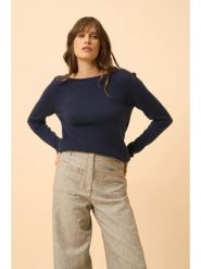 Just Cashmere Kaszmirowy sweter "Grace" w kolorze granatowym rozmiar: M. Niebieskie swetry klasyczne damskie Just Cashmere, m, z kaszmiru, bez kołnierzyka. Za 347.99 zł.