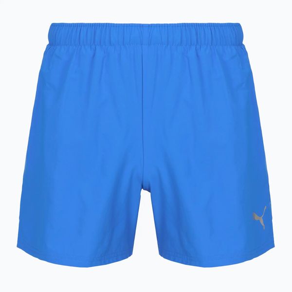 Spodenki do biegania męskie PUMA Run Ultraweave 2in1 Shorts. Czarne szorty męskie Puma, z materiału, bez kołnierzyka. Za 149.99 zł.