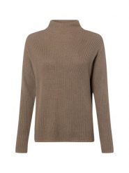 Marie Lund Sweter Kobiety Bawełna beżowy|szary, S. Brązowe swetry klasyczne damskie Marie Lund, s, z bawełny, bez kołnierzyka. Za 299.95 zł.