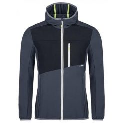 Męska kurtka sportowa Loap Urger w kolorze szarym. Czarne kurtki treningowe męskie LOOP, m, bez wzorów, do jazdy konnej. Za 241.99 zł.