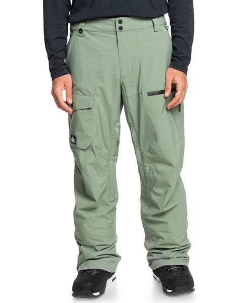 Spodnie do sportów zimowych dla Mężczyzn UTILITY. Żółte spodnie materiałowe męskie Quiksilver, bez wzorów, z poliesteru, sportowe. Za 719.99 zł.