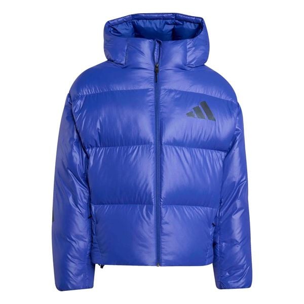 Kurtka puchowa adidas Z.N.E. Climawarm. Niebieskie kurtki treningowe męskie Adidas, l, bez wzorów, z materiału, climawarm (adidas). Za 552.00 zł.