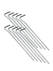 Szpilki do namiotu Easy Camp Steel Pegs 19 cm 10pack. Szare szpilki Easy Camp, bez wzorów, bez obcasa. Za 19.79 zł.
