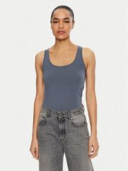 Vero Moda Top Lulu 10323756 Niebieski Regular Fit. Niebieskie topy damskie Vero Moda, l, bez wzorów, z bawełny, bez kołnierzyka. Za 49.99 zł.