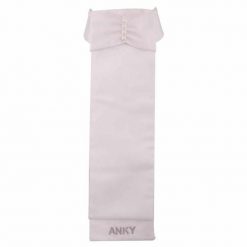 Krawat jeździecki Pearl ANKY ATP16503. Białe krawaty i muchy męskie ANKY, bez wzorów, eleganckie. Za 290.00 zł.