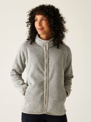 Regatta Kurtka polarowa "Mellrey" w kolorze szarym rozmiar: 40. Szare kurtki damskie Regatta, bez wzorów, z polaru, bez kaptura. Za 165.71 zł.