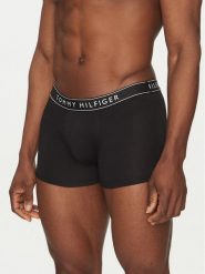 Tommy Hilfiger Komplet 3 par bokserek UM0UM03520 Czarny. Czarne bokserki męskie Tommy Hilfiger, bez wzorów, z bawełny. Za 179.99 zł.