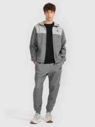 4F Spodnie dresowe joggery męskie - szare XXL. Szare spodnie dresowe męskie 4f, bez wzorów, z dresówki. Za 159.99 zł.