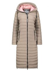 ANAPURNA Płaszcz pikowany "Azulana" w kolorze beżowym rozmiar: XXL. Brązowe płaszcze damskie ANAPURNA, xxl, bez wzorów. Za 305.29 zł.