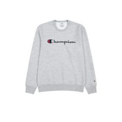 Bluza dresowa męska CHAMPION bez kaptura. Szare bluzy bez kaptura męskie CHAMPION, m, z bawełny. Za 265.00 zł.