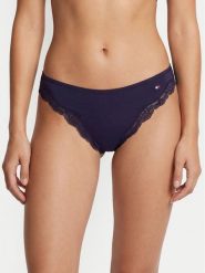 Tommy Hilfiger Figi klasyczne UW0UW06054 Granatowy. Niebieskie figi damskie Tommy Hilfiger, l, bez wzorów, z syntetyku. Za 129.99 zł.