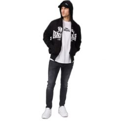 Bluza z kapturem i zamkiem błyskawicznym Lonsdale Krafty. Czarne bluzy z kapturem męskie Lonsdale, na zimę, m, z bawełny. Za 315.50 zł.