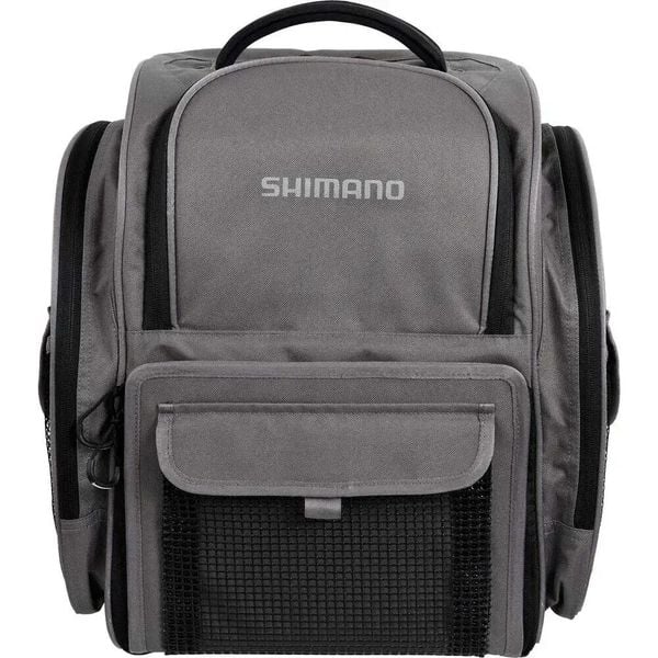 Średni plecak i pudełko na ryby Shimano. Czarne plecaki damskie SHIMANO, bez wzorów, z materiału. Za 399.00 zł.