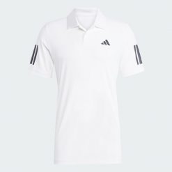 Koszulka Club Tennis 3-Stripes Polo. Białe koszulki polo męskie Adidas, l, bez wzorów, z materiału, bez ramiączek. Za 199.00 zł.