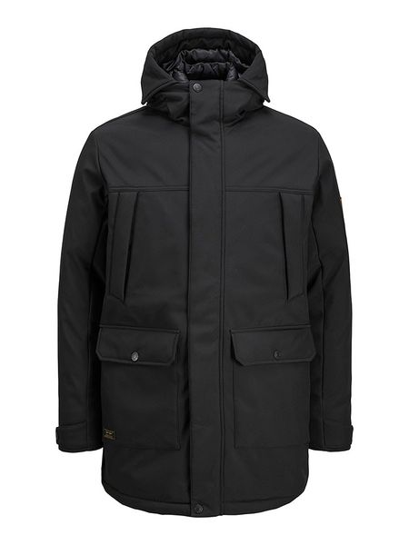 Jack & Jones Parka "Finn" w kolorze czarnym rozmiar: XL. Czarne parki męskie Jack & Jones, xl, bez wzorów. Za 305.29 zł.