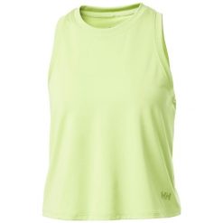Top damski Helly Hansen Ocean Cropped. Zielone topy damskie Helly Hansen, bez wzorów, bez kołnierzyka. Za 206.50 zł.