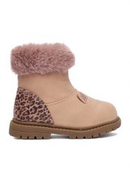 DeeZee Botki CEO-CM241112-32 Różowy. Czerwone botki dziewczęce DeeZee, bez wzorów, z materiału, bez ramiączek. Za 89.99 zł.