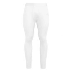 Legginsy adidas Techfit. Białe spodnie sportowe męskie Adidas, z elastanu. Za 264.50 zł.