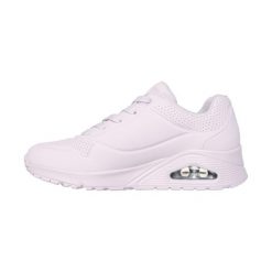 Buty sneakersy sportowe damskie Skechers Uno Stand On modne wygodne. Czerwone buty sportowe na co dzień damskie Skechers, bez wzorów, trekkingowe. Za 329.00 zł.