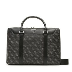 Torba na laptopa Guess. Czarne torby na laptopa damskie Guess, z aplikacjami. Za 369.99 zł.