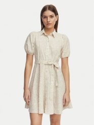 Vero Moda Sukienka codzienna Dicthe 10303728 Niebieski Regular Fit. Niebieskie sukienki damskie Vero Moda, na co dzień, l, bez wzorów, z bawełny, bez kołnierzyka, bez ramiączek, proste. Za 229.99 zł.