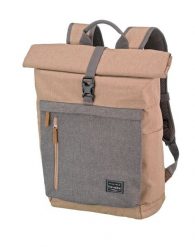 Plecak travelite Basics Roll-Up. Czerwone plecaki damskie Travelite, bez wzorów, z materiału. Za 190.00 zł.