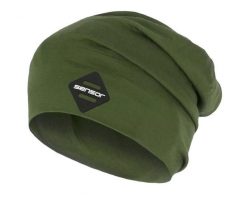 SENSOR Czapka MERINO ACTIVE safari-L. Zielone czapki męskie Sensor, bez wzorów, z materiału. Za 129.95 zł.