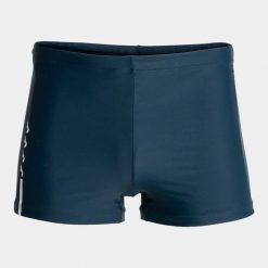 Kąpielówki Joma Shark III. Niebieskie kąpielówki męskie Joma, l, bez wzorów, z elastanu, na fitness i siłownię. Za 230.00 zł.