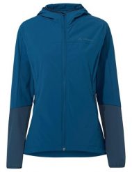 Kurtka damska Moab Jacket IV. Niebieskie kurtki damskie Vaude, s, bez wzorów, z materiału, z kapturem. Za 519.00 zł.