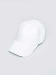 Czapka z daszkiem z haftem biała Centi 101. Białe czapki z daszkiem damskie Big Star, bez wzorów, z bawełny. Za 79.99 zł.