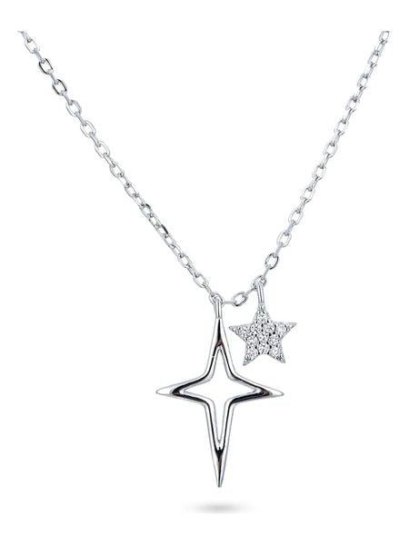 DI GIORGIO Srebrny naszyjnik z elementami ozdobnym - dł. 38 cm rozmiar: onesize. Szare naszyjniki damskie DI GIORGIO, srebrne. Za 78.47 zł.