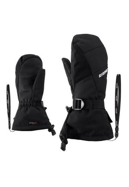 Rękawiczki dziecięce Ziener Lanic GTX + Gore Plus Warm Mitten Junior. Czarne rękawiczki dziecięce Ziener, z gore-texu, bez ramiączek. Za 166.09 zł.