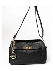 Mia Tomazzi Skórzana torebka "Bentivoglio" w kolorze czarnym - 24 x 16 x 9 cm rozmiar: onesize. Czarne torebki klasyczne damskie Mia Tomazzi, bez wzorów, z materiału, bez dodatków. Za 217.99 zł.