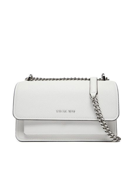 MICHAEL Michael Kors Torebka Claire 30T4SC7L3T Biały. Białe listonoszki damskie MICHAEL Michael Kors, bez wzorów, ze skóry, bez dodatków. Za 669.99 zł.