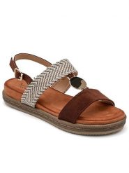 Sixth Sens Sandały w kolorze brązowym rozmiar: 37. Brązowe sandały damskie Sixth Sens, bez wzorów, bez obcasa. Za 96.37 zł.