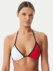Tommy Hilfiger Góra od bikini UW0UW06574 Czerwony. Czerwone bikini damskie Tommy Hilfiger, bez wzorów. Za 209.99 zł.