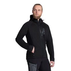 Kurtka turystyczna Kilpi Beltra. Czarne kurtki męskie Kilpi, m, bez wzorów, z softshellu, sportowe, bez kaptura. Za 370.41 zł.