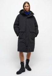 DAMSKA KURTKA ZIMOWA PIKOWANA MUSTANG Long Parka Moonless Night 1014581 4137. Kurtki damskie Mustang, na zimę, l, bez wzorów, bez kaptura. Za 399.99 zł.