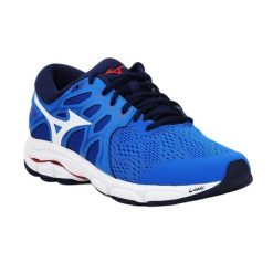 Trampki Męskie Wave Equate 4. Niebieskie trampki i tenisówki męskie Mizuno, bez wzorów, z gumy, bez zapięcia. Za 776.99 zł.