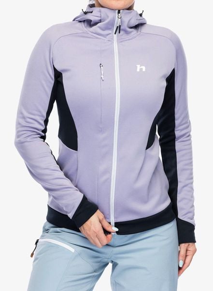 Bluza polarowa damska Hannah Nela Hoody. Fioletowe bluzy z kapturem damskie Hannah, na zimę, l, z materiału. Za 486.90 zł.