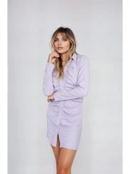 Monki Sukienka w kolorze lawendowym rozmiar: L. Różowe sukienki damskie Monki, l, bez wzorów, bez kołnierzyka, bez ramiączek, mini. Za 60.99 zł.