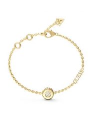 Guess Bransoletka JUBB04 594JW Złoty. Żółte bransoletki damskie Guess, ze stali. Za 219.99 zł.