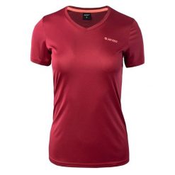 T-shirt Damski Trening Mani. Czerwone t-shirty damskie Hi-tec, xl, bez wzorów, bez kołnierzyka. Za 56.99 zł.