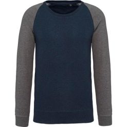 Bluza z okrągłym dekoltem Kariban bicolore Manches Raglan. Niebieskie bluzy bez kaptura męskie KARIBAN, m. Za 129.50 zł.