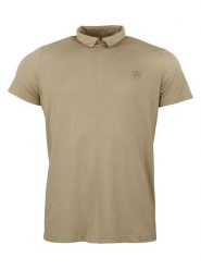 Peak Mountain Funkcyjna koszulka polo "Chance" w kolorze szarobrązowym rozmiar: XXL. Brązowe koszulki polo męskie Peak Mountain, xxl, bez wzorów, z materiału, bez ramiączek. Za 100.99 zł.