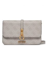 Guess Torebka w kolorze jasnoszarym - 19 x 13 x 5 cm rozmiar: onesize. Szare torebki klasyczne damskie Guess, z aplikacjami, z materiału, bez dodatków. Za 303.06 zł.