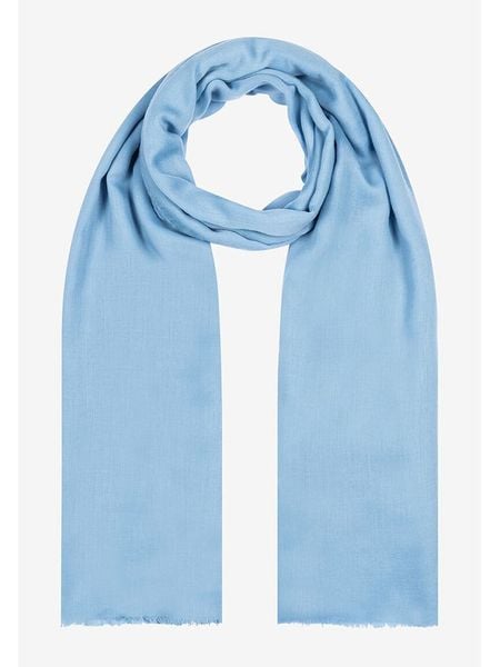 More & More Szal w kolorze błękitnym - 180 x 90 cm rozmiar: onesize. Niebieskie szaliki i kominy damskie MORE & MORE, bez wzorów, z materiału. Za 60.73 zł.