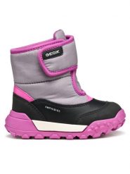 Geox Śniegowce B Trekkyup B Ab B566MA 054FU C0017 M Czarny. Czarne kozaki dziewczęce Geox, bez wzorów, z materiału, bez obcasa. Za 319.99 zł.
