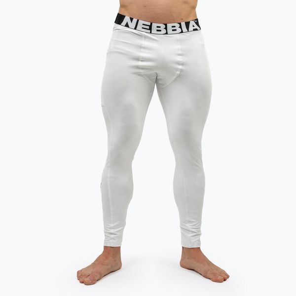 Legginsy NEBBIA Discipline. Białe spodnie sportowe męskie Nebbia. Za 239.99 zł.